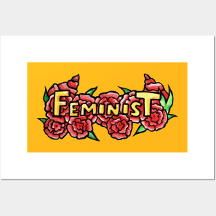 Feminist Roses Posters and Art